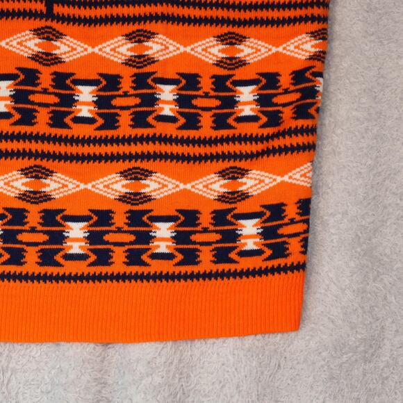 Denver Sweater Vest Womens XL Orange NFL Football Knit Team Apparel Broncos - Picture 5 of 10